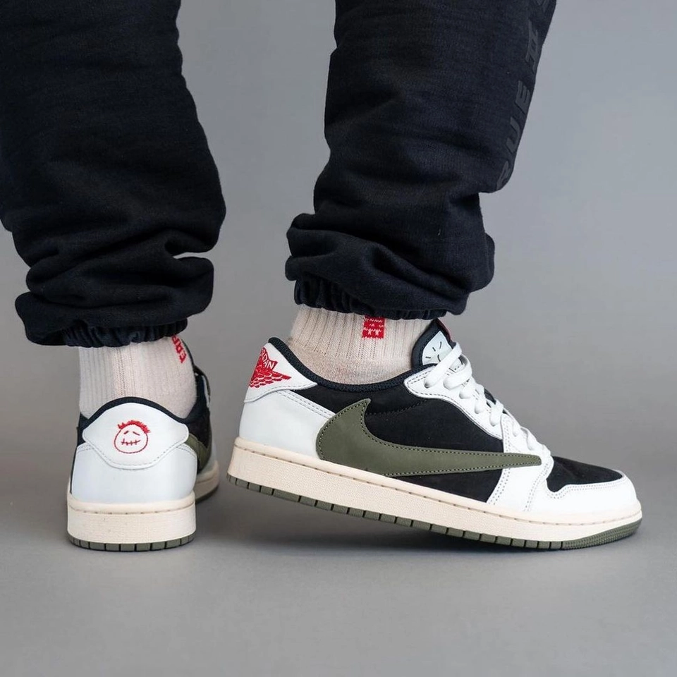 Nike Jordan Travis Scott olive - 7