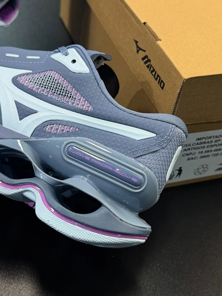 Mizuno 15 roxo e rosa  - 5