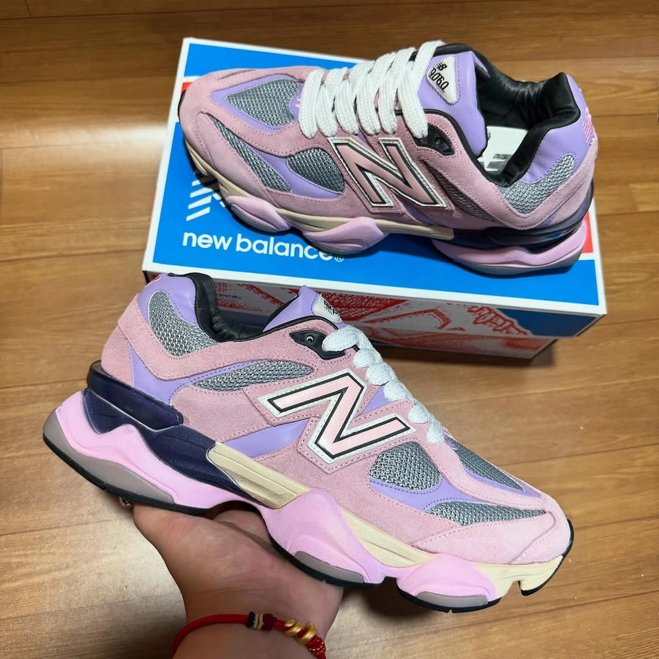 New balance 9060 rosa e prata - 3