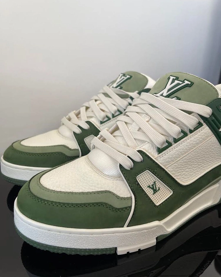 Tênis Louis Vuitton verde - 4