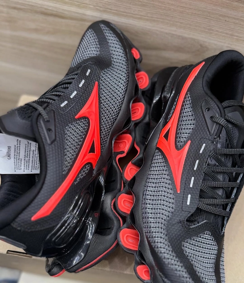 Mizuno 15  preto e red - 3