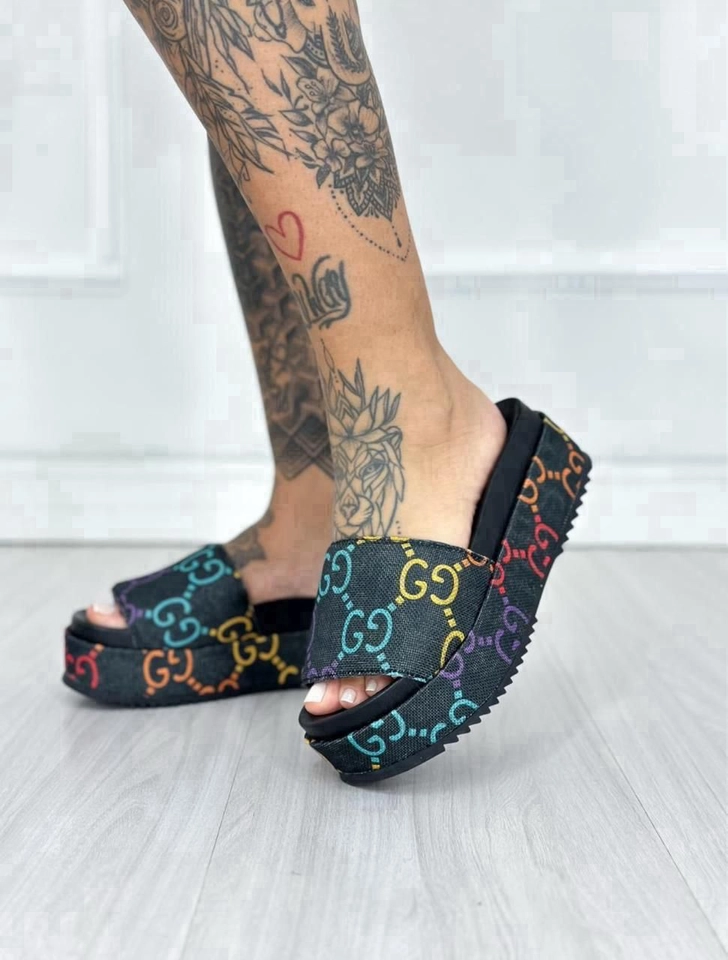 Chinelo plataforma Louis vuitton - 4
