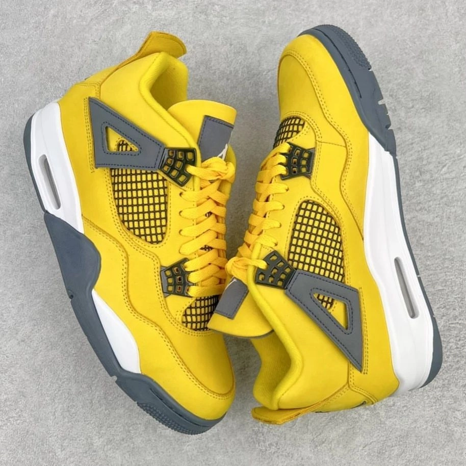 Nike Jordan 4 amarelo  - 7