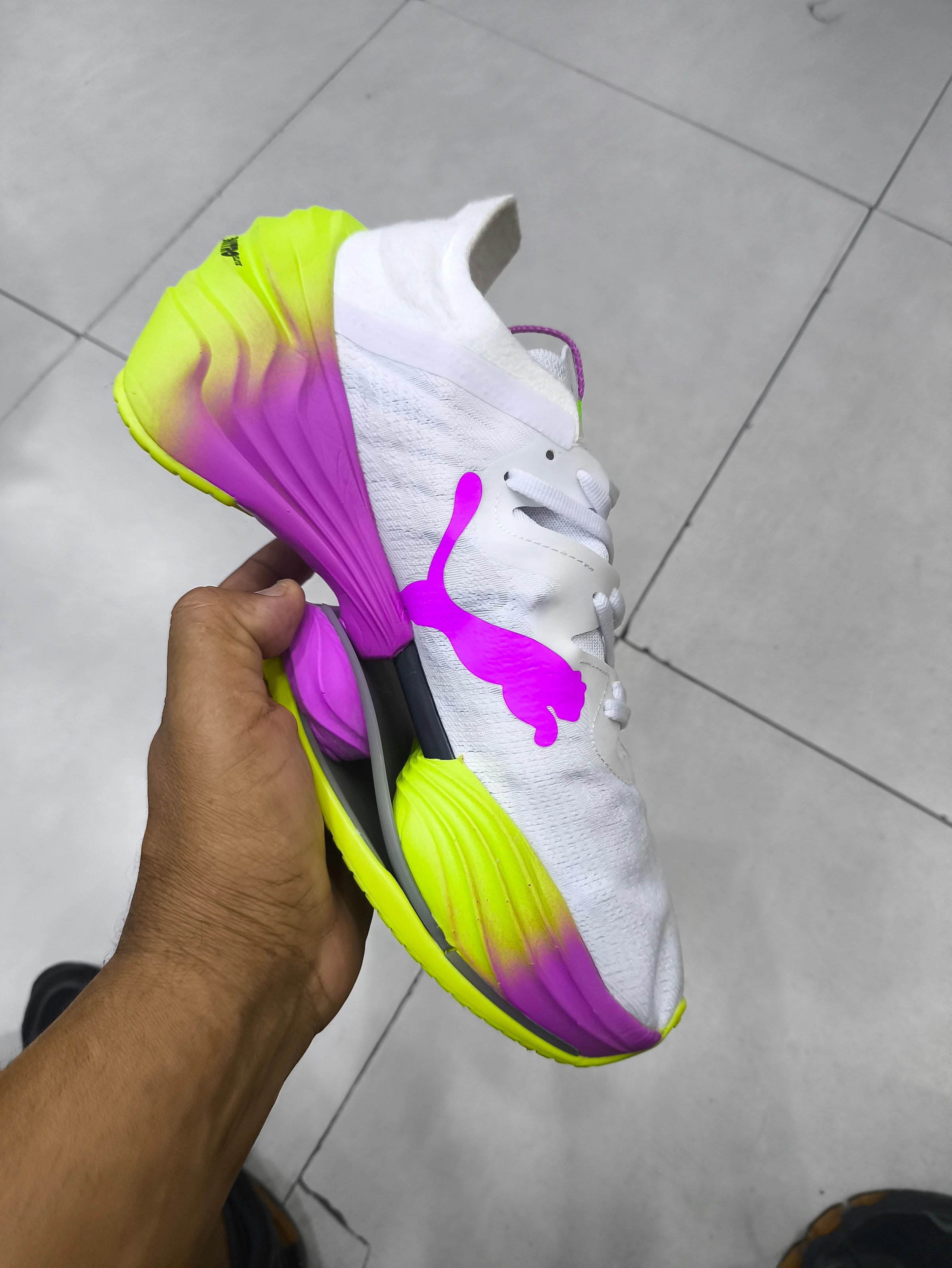 Puma Nitro branco e lilas - 2