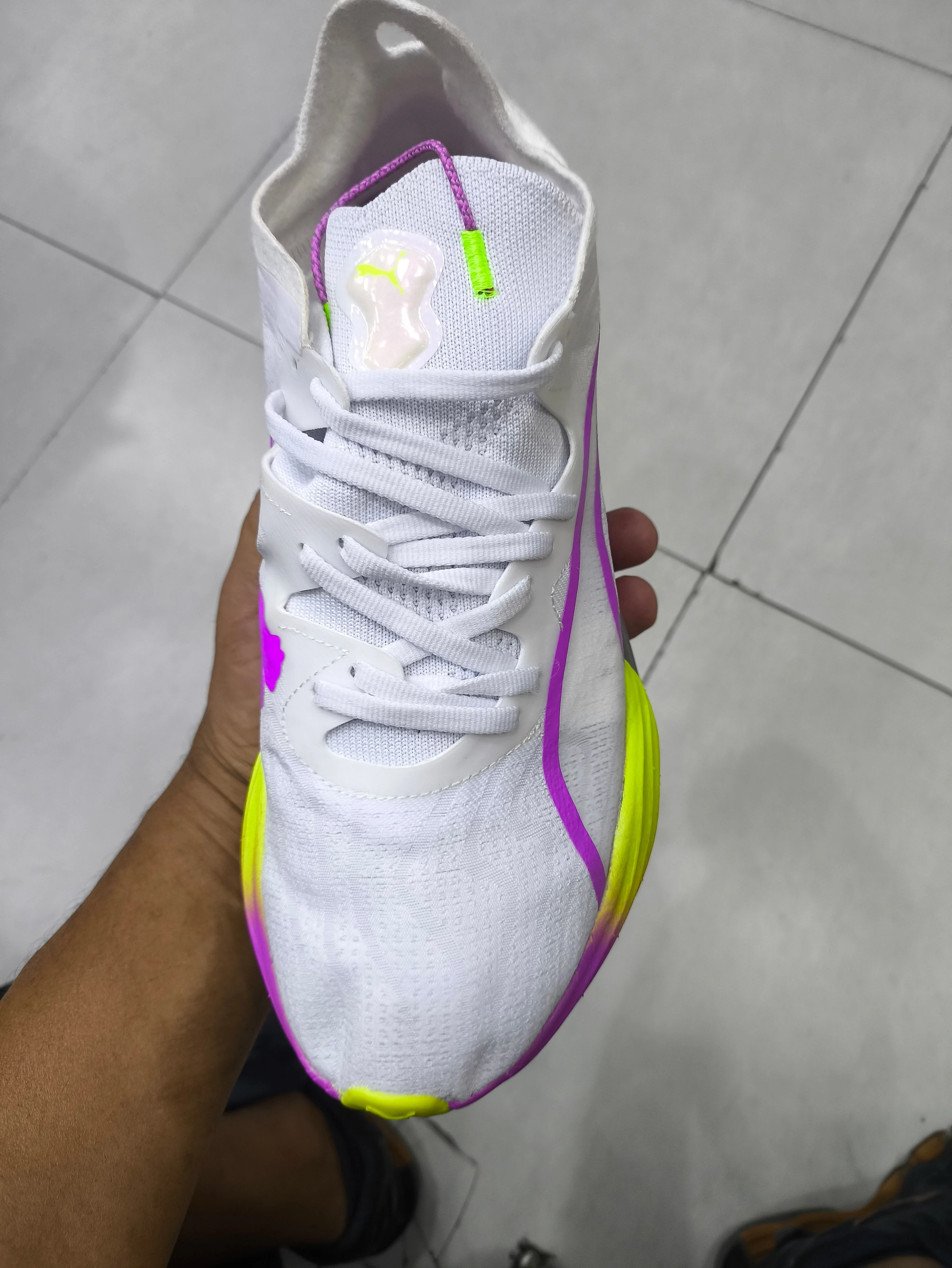 Puma Nitro branco e lilas - 3