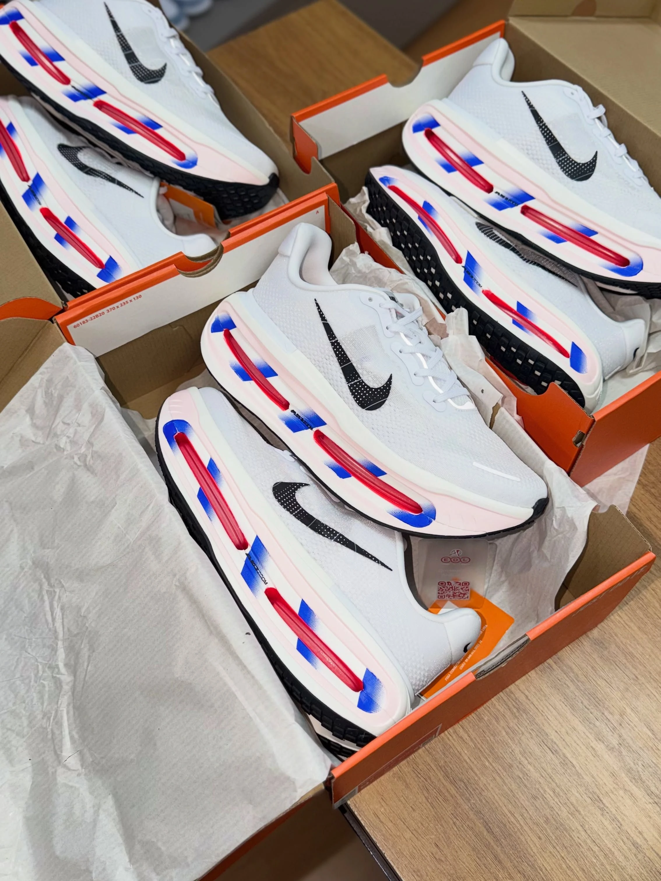 Nike vomero white racer BLUE crissom - 7