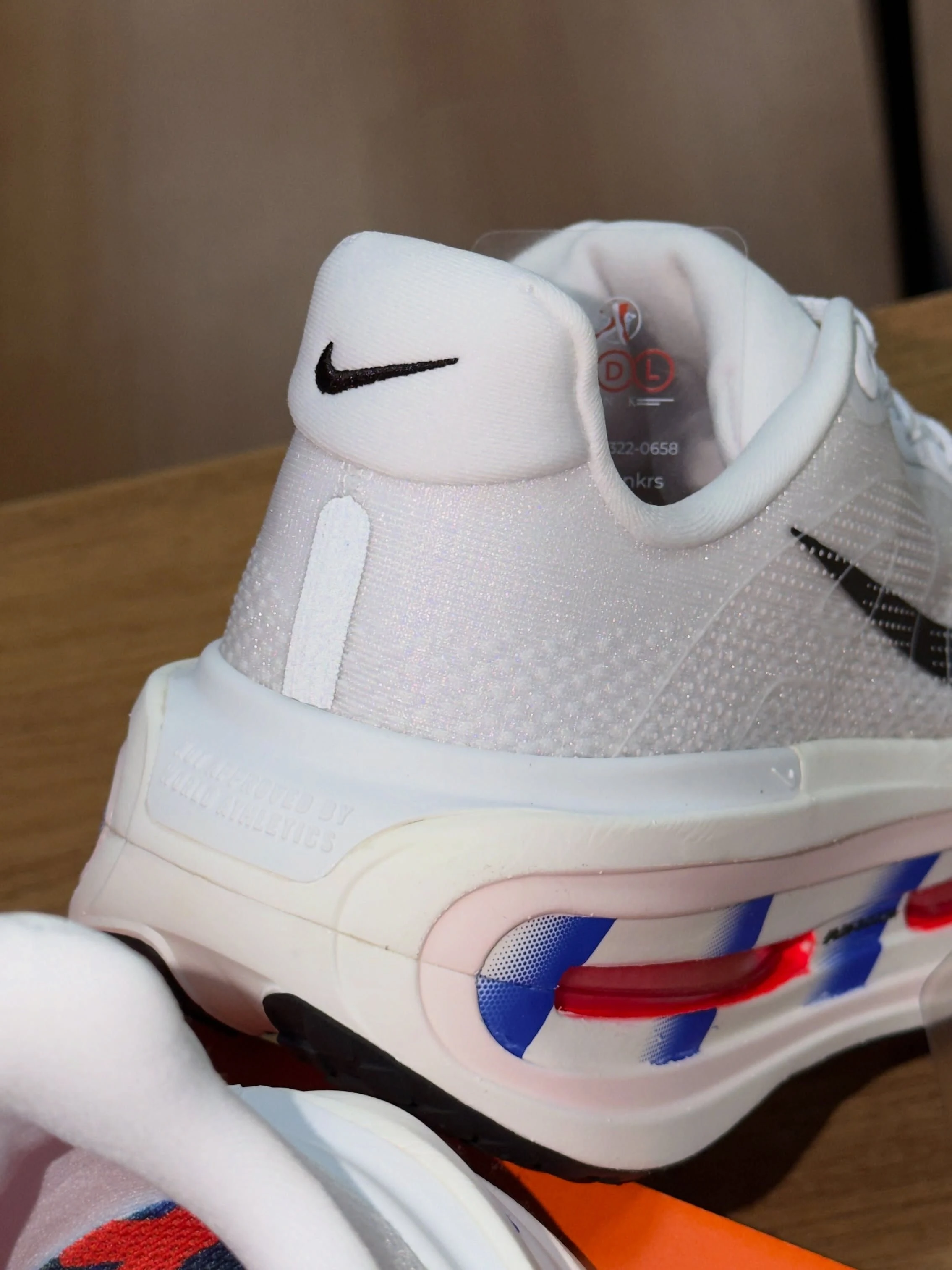 Nike vomero white racer BLUE crissom - 6