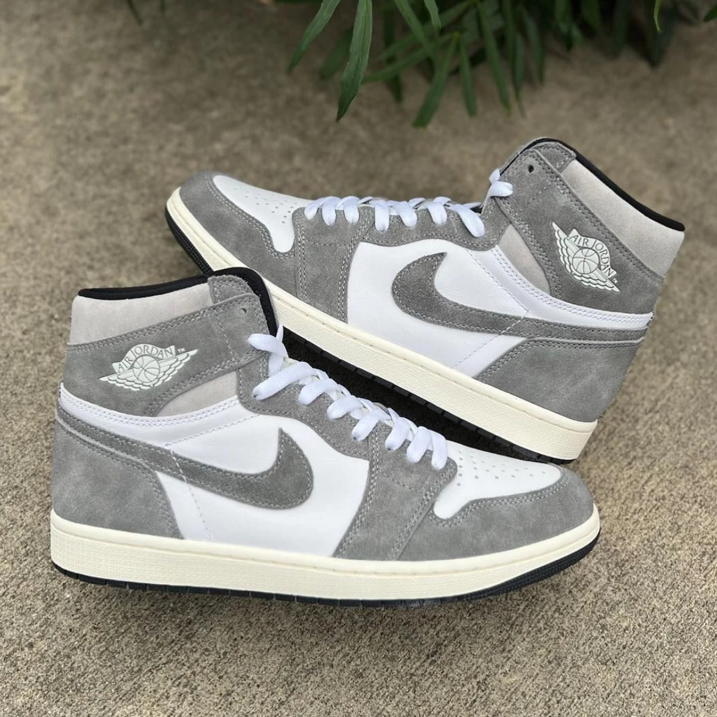 Air Jordan 1 washed black - 4