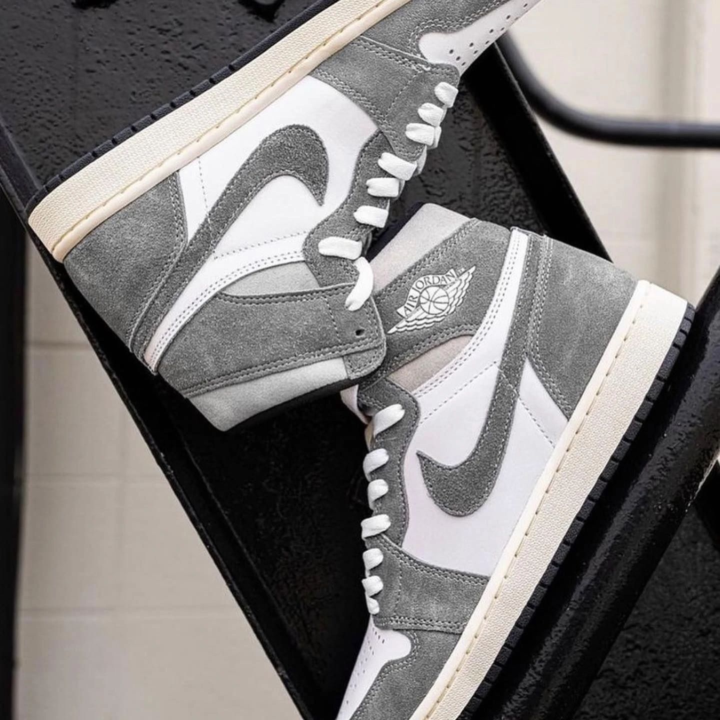 Air Jordan 1 washed black - 5