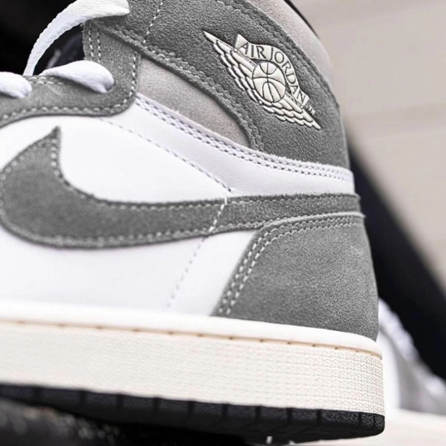 Air Jordan 1 washed black - 8