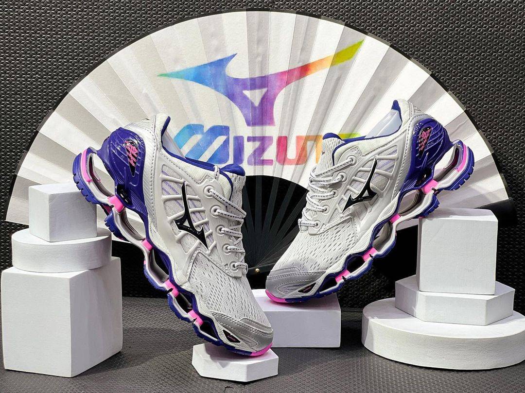 Mizuno prophecy 9 cinza e rosa - 2