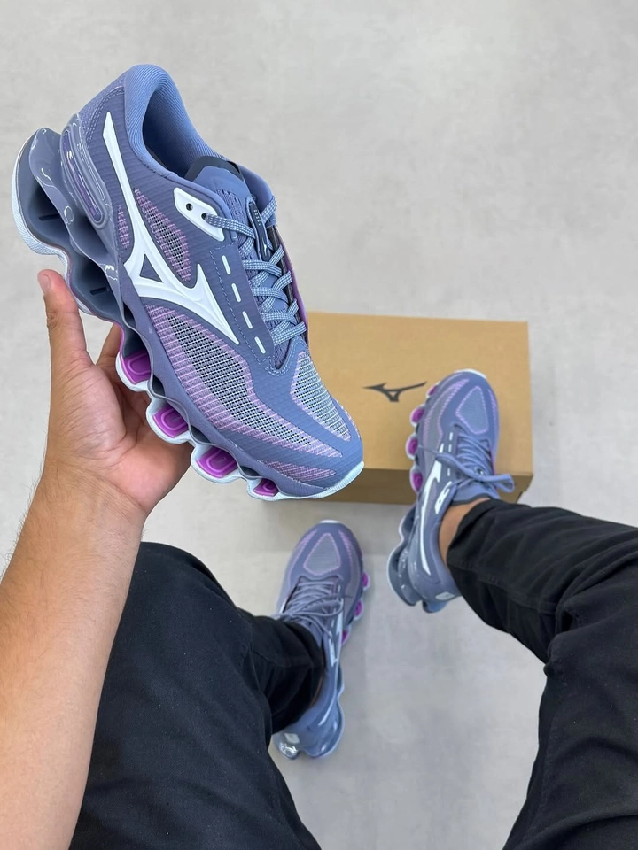 Mizuno 15 roxo e rosa  - 2