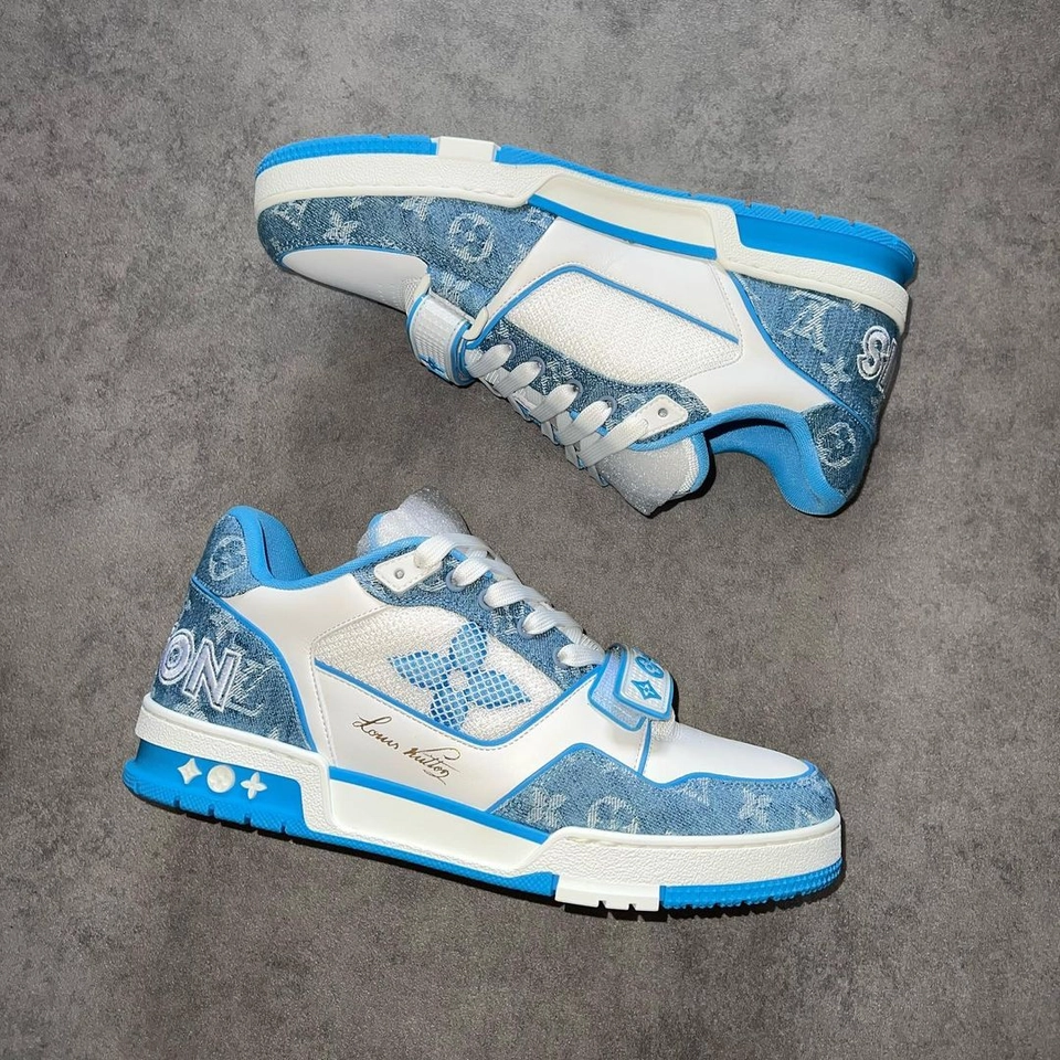 Tênis Louis Vuitton trainner flor - 1