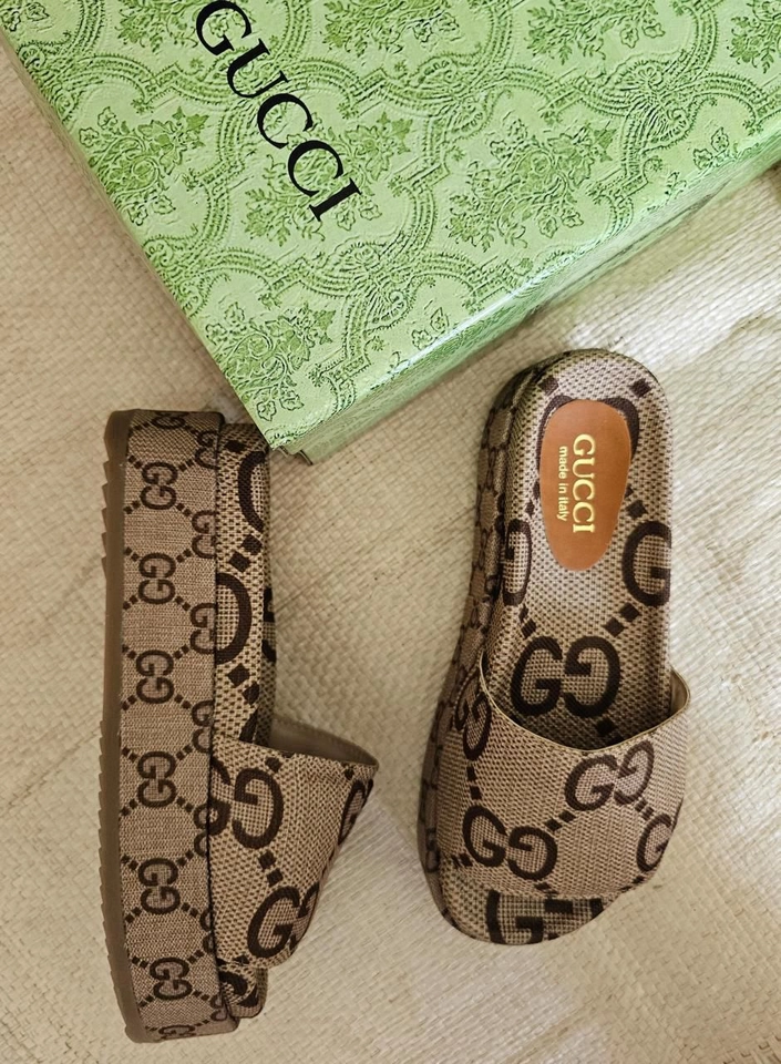 Chinelo plataforma Louis vuitton - 6