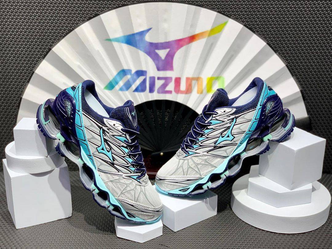 tênis Mizuno Prophecy 7 cinza e verde - 2