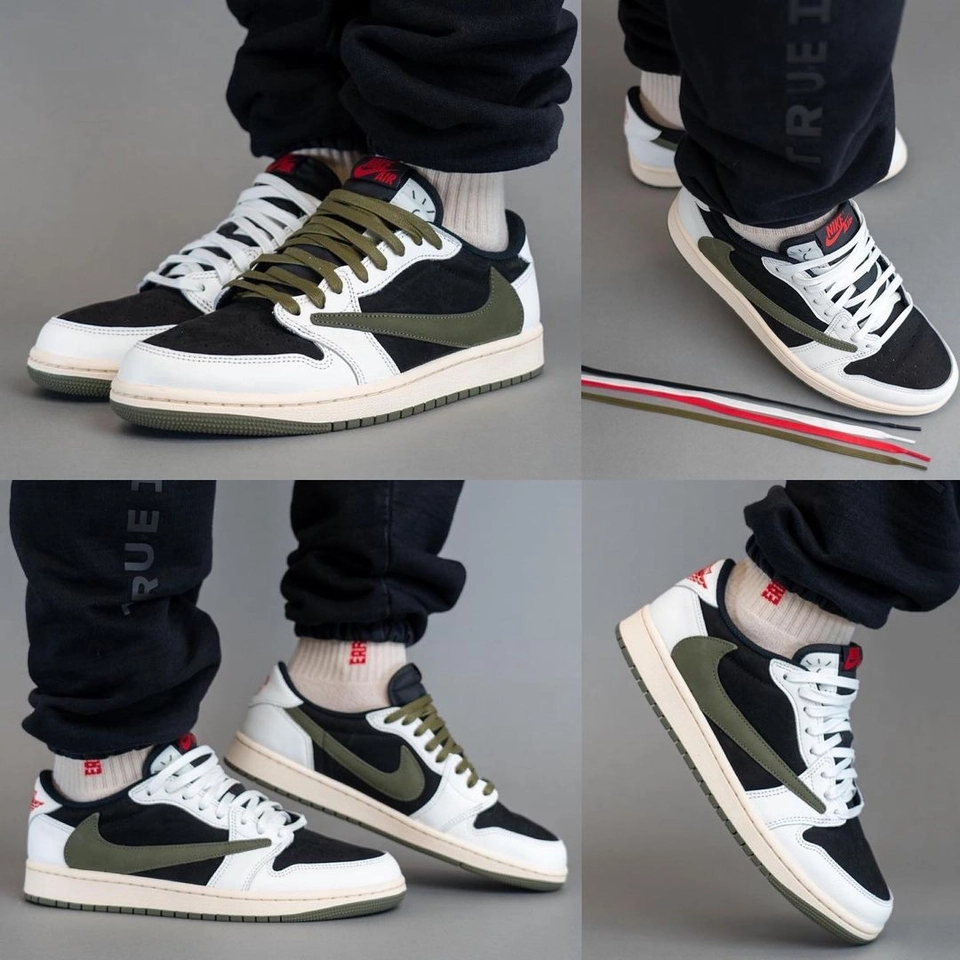 Nike Jordan Travis Scott olive - 8