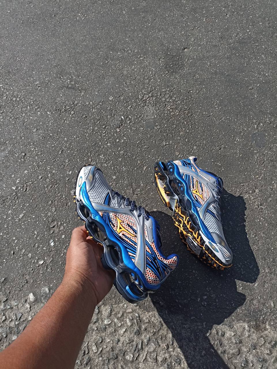 Mizuno Prophecy 1 cinza e azul - 8