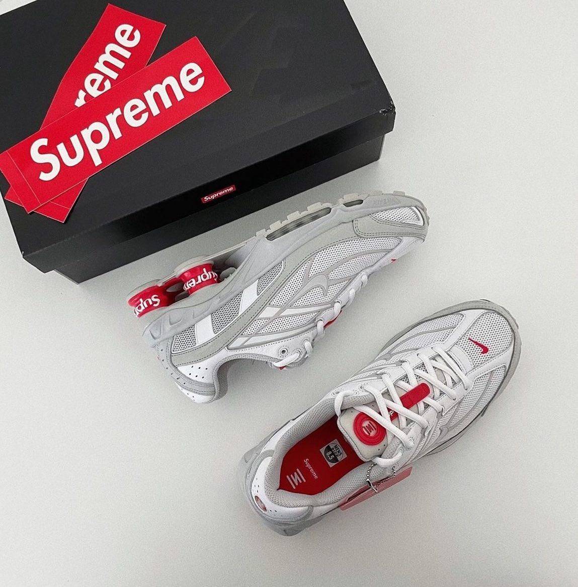 Nike Shox Supreme branco - 4