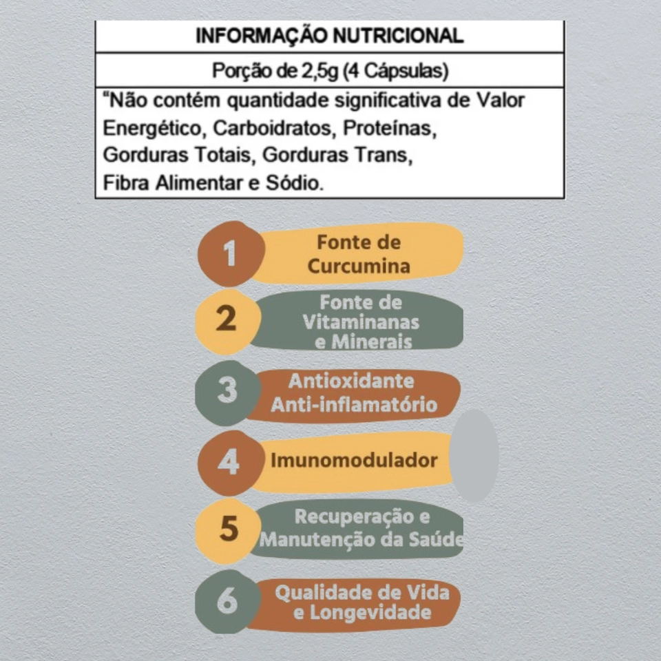 Cúrcuma 120 Cápsulas New Millen - 2