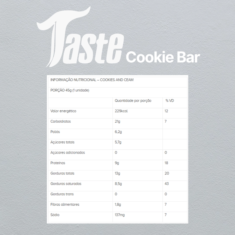 Mrs Taste Cookie Bar 45g - 2