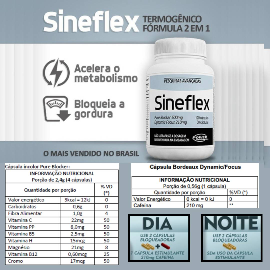 Sineflex 150 cápsulas Power Supplements - 2