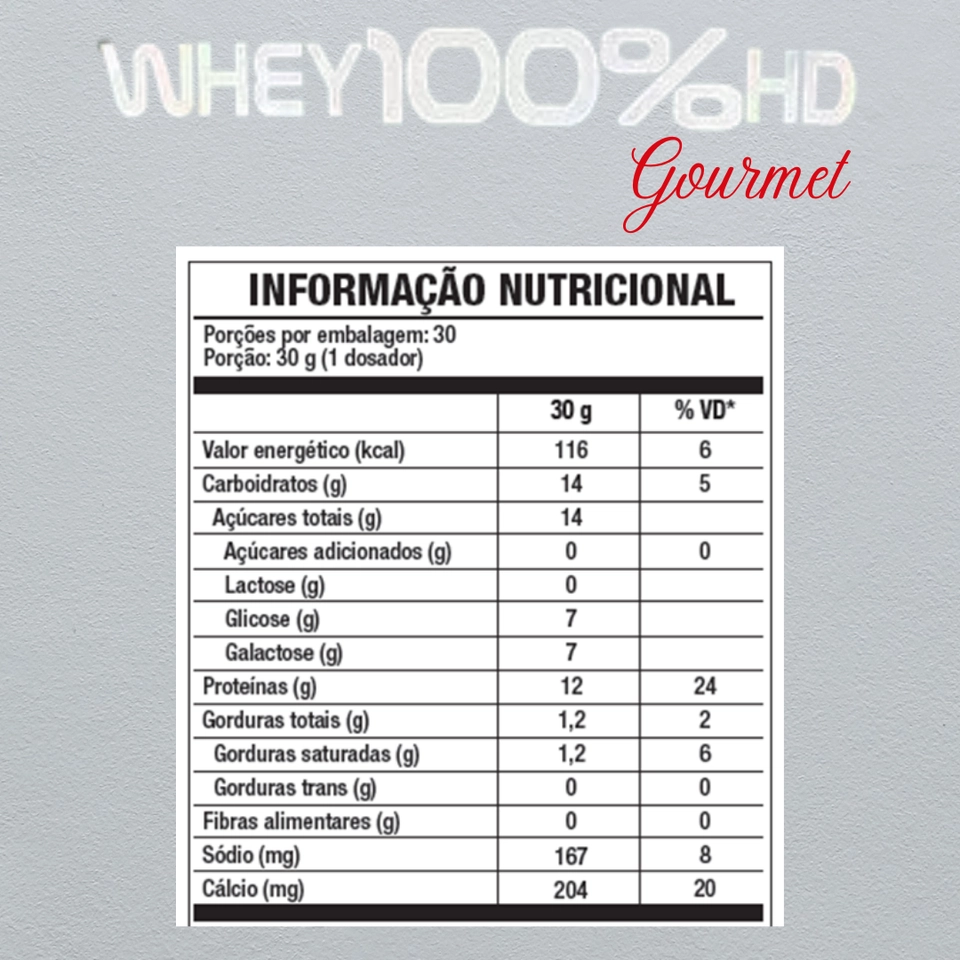 Whey 100% HD Gourmet 900g Refil Black Skull  - 2
