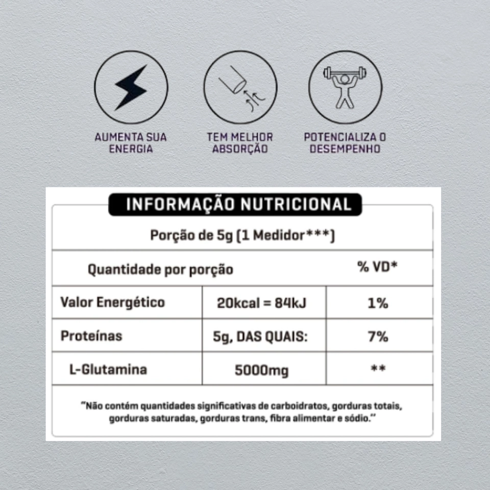 Glutamina 300g Equaliv - 2
