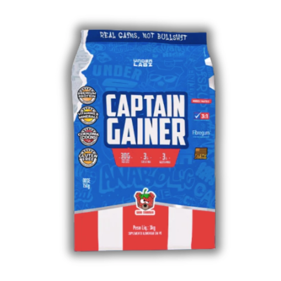 Hipercalórico Capitain Gainer 3kg - Under Labz