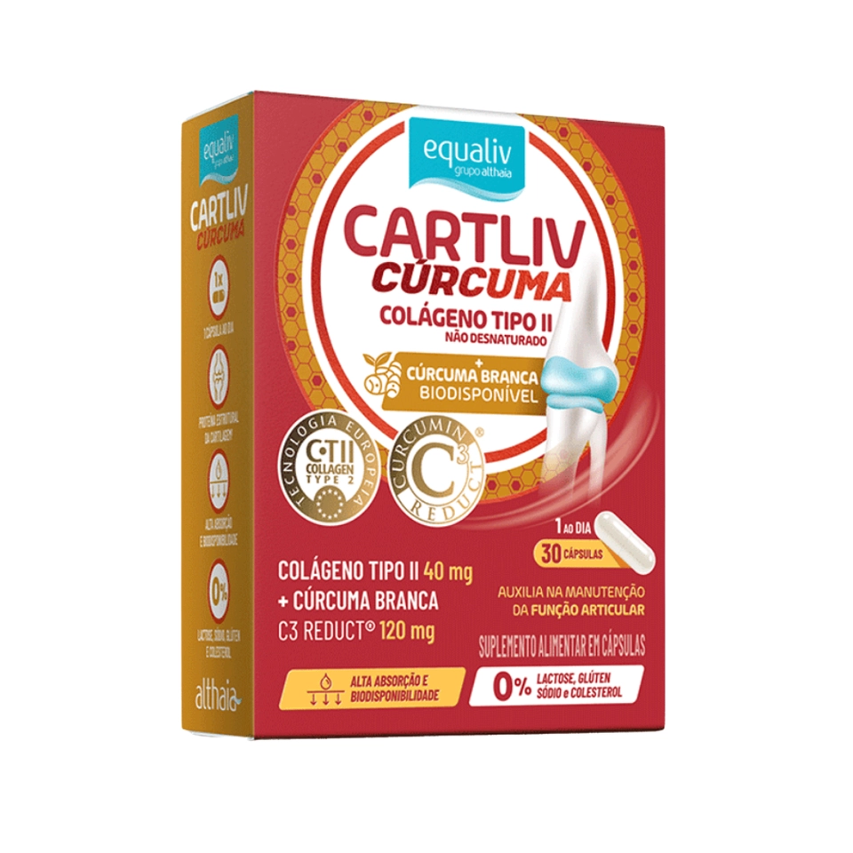 Cartliv Cúrcuma - 30 Cápsulas - Equaliv