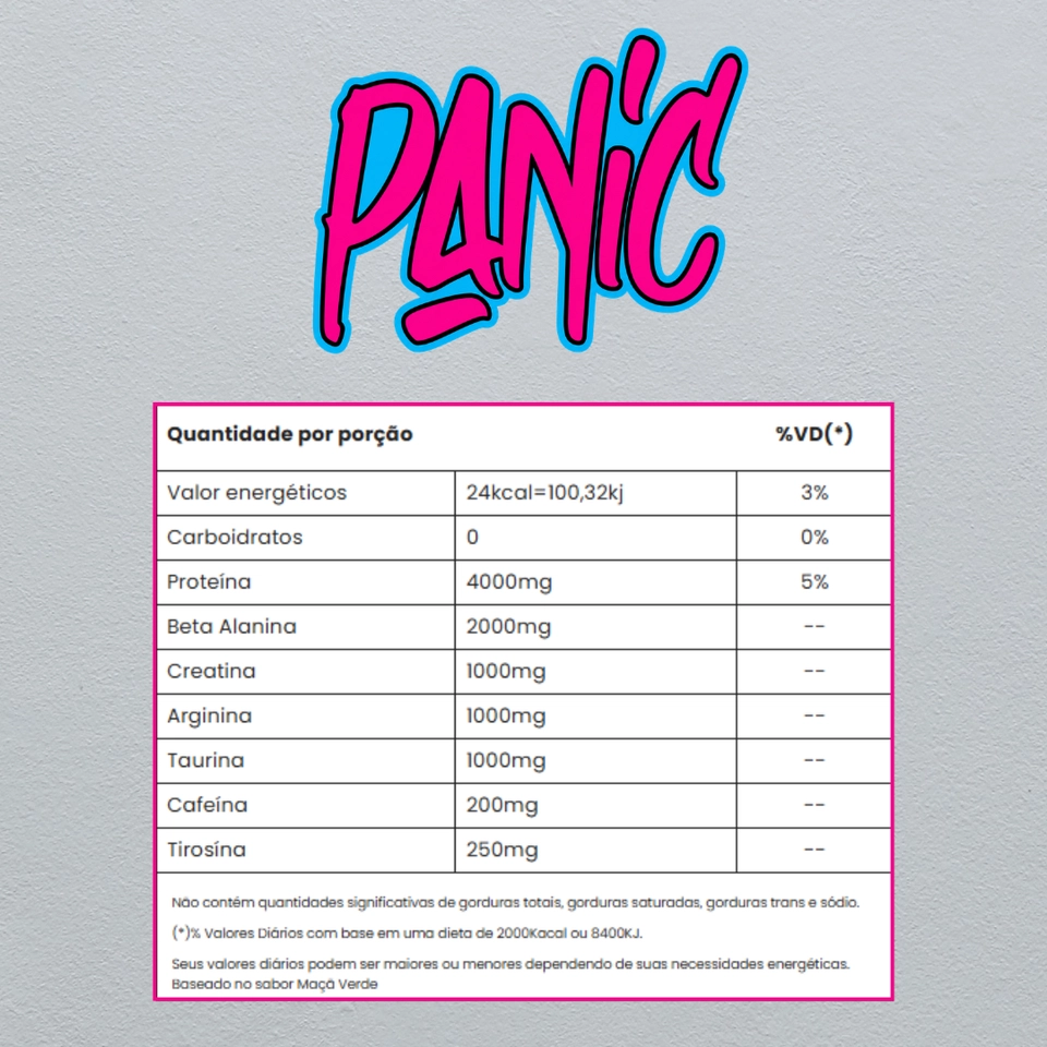 Pré Treino Panic Drink 355ML - 2