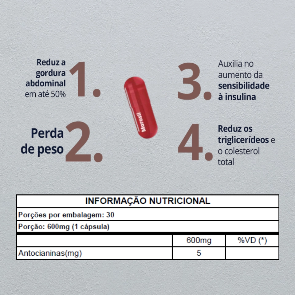 Morosil 500mg 30 Cápsulas New Millen - 2