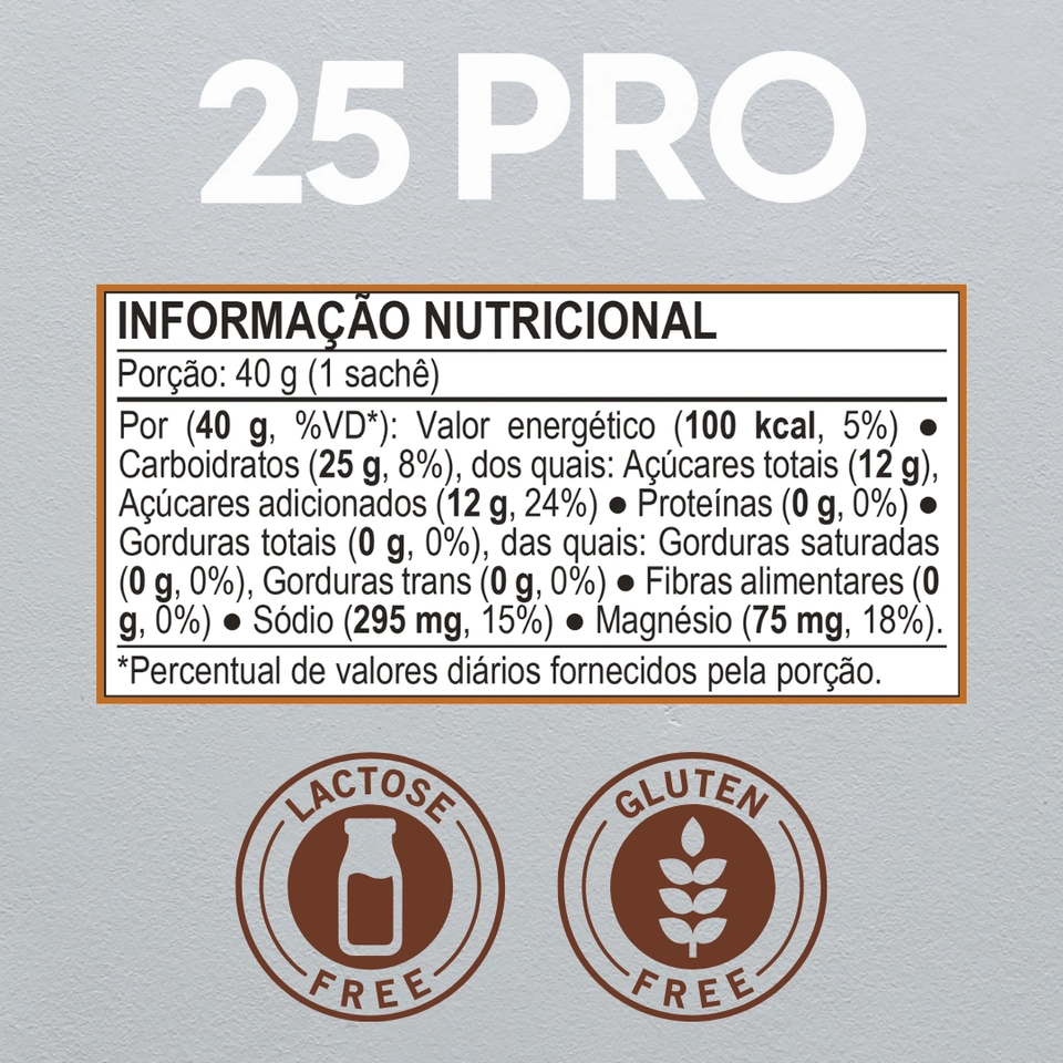 25 PRO Boost – Gel Carboidrato c/ Cafeína | Probiotica - 2