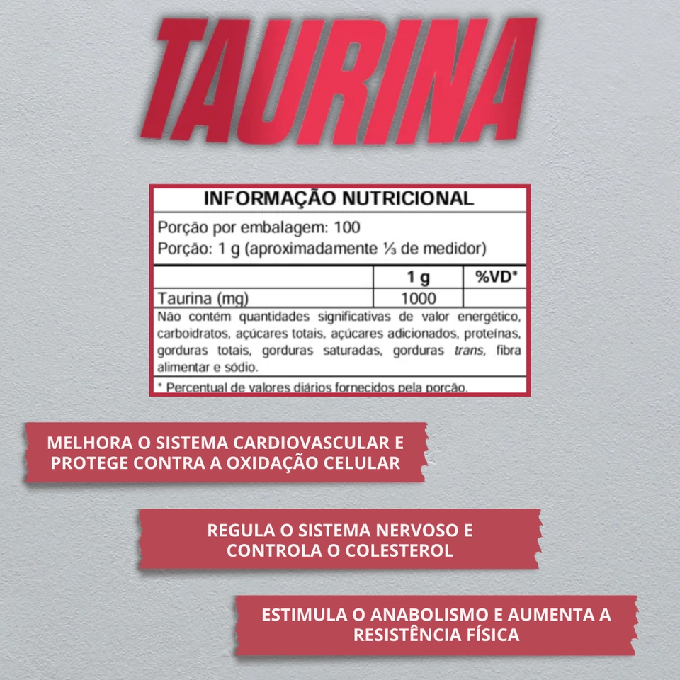 TAURINA 100% PURE - Absolut Nutrition 100g - 2