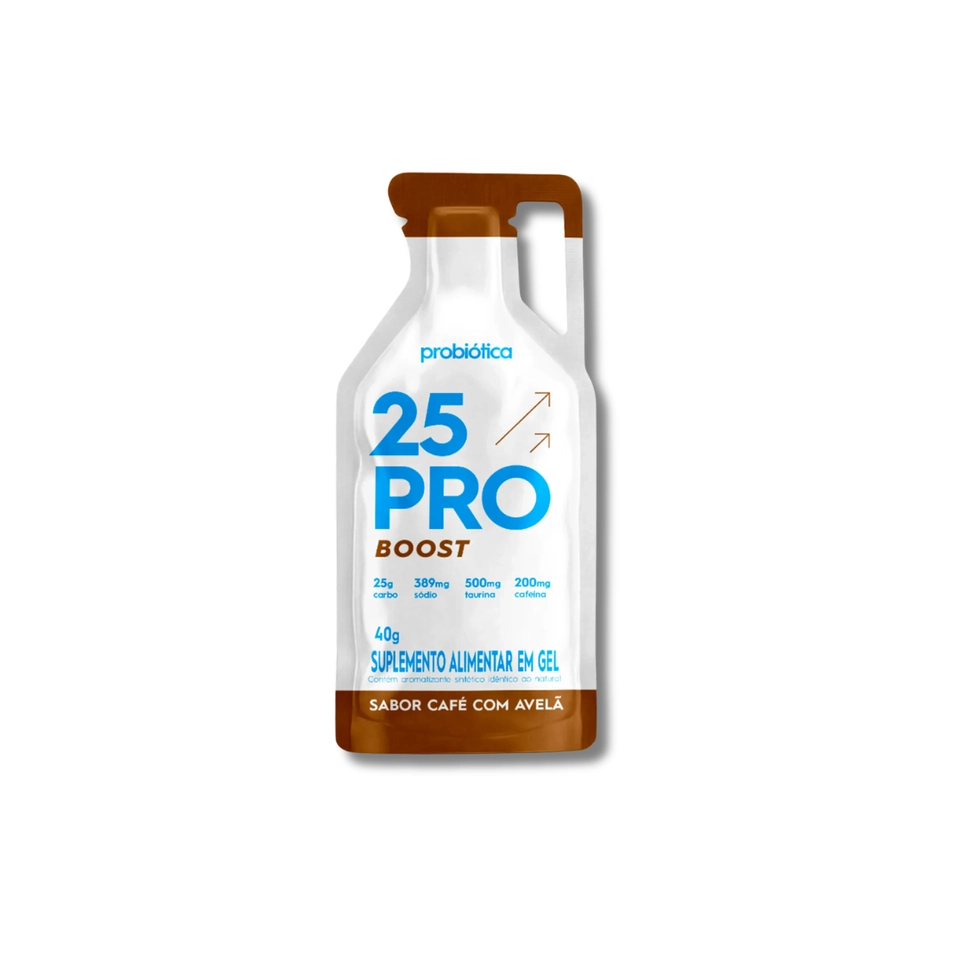 25 PRO Boost – Gel Carboidrato c/ Cafeína | Probiotica