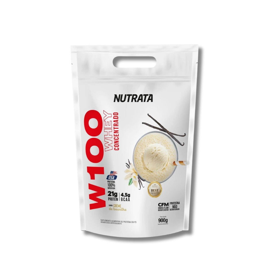 Whey 100% W100 900g Nutrata - 1