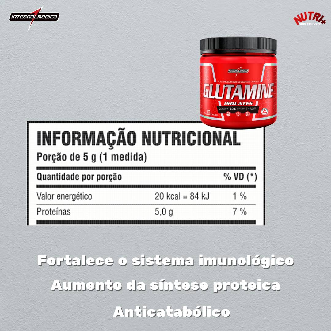 Glutamina 150g IntegralMédica - 2