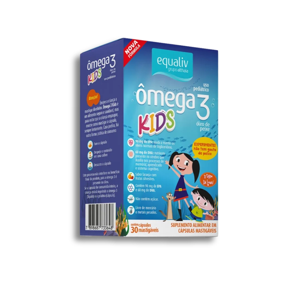Ômega 3 Kids | 30 Cáps - Equaliv