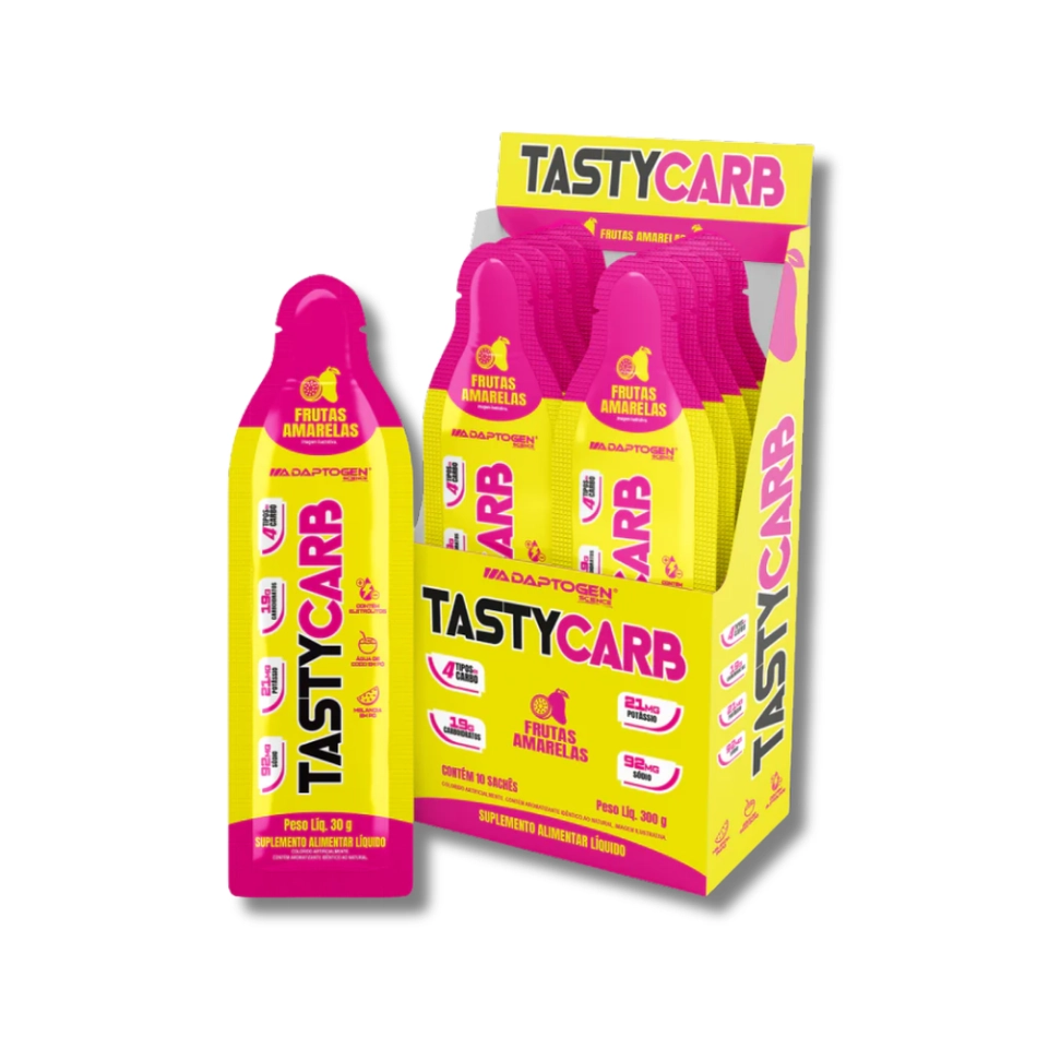 Tasty Carb Frutas Amarelas - Gel de Carboidrato