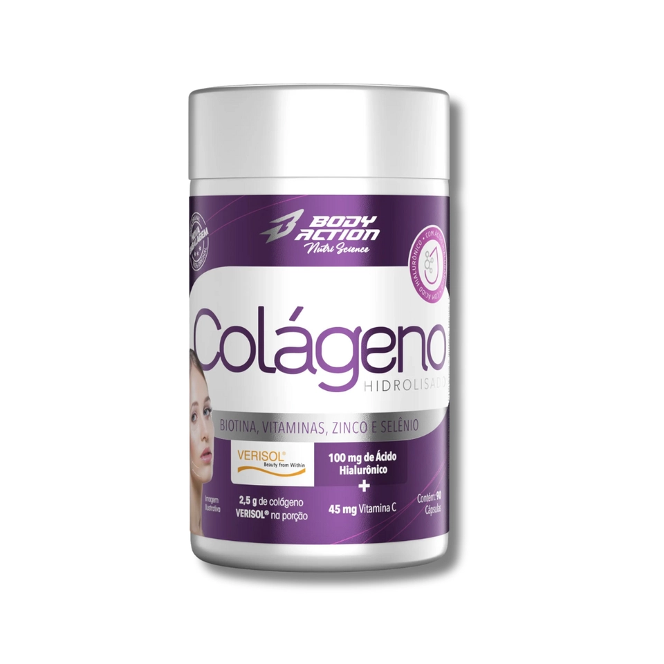 Colágeno Hidrolisado Verisol | 90 Cápsulas - Bodyaction