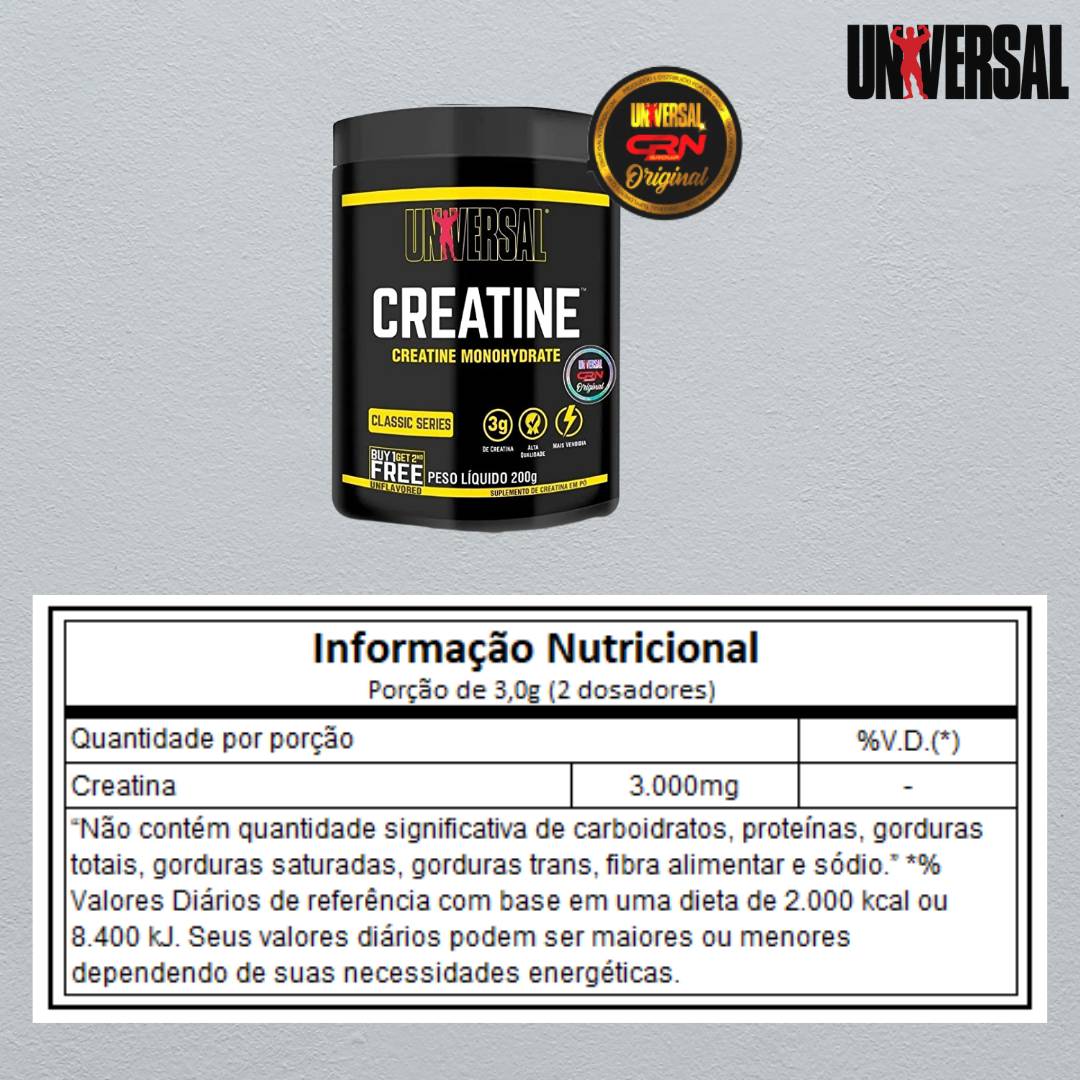 Creatina 200g Universal Nutrition - 2