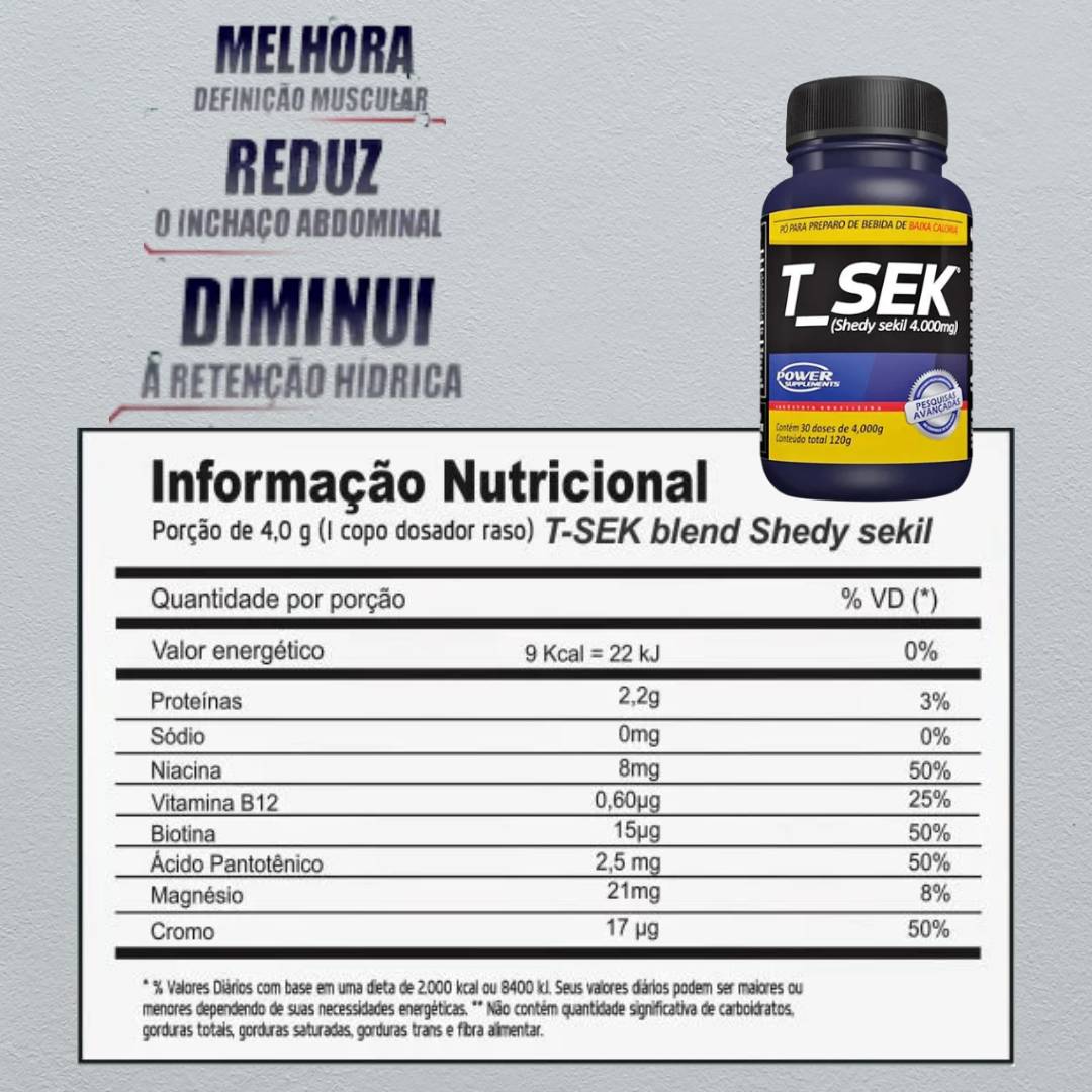 T-Sek 120g Power Supplements - 2