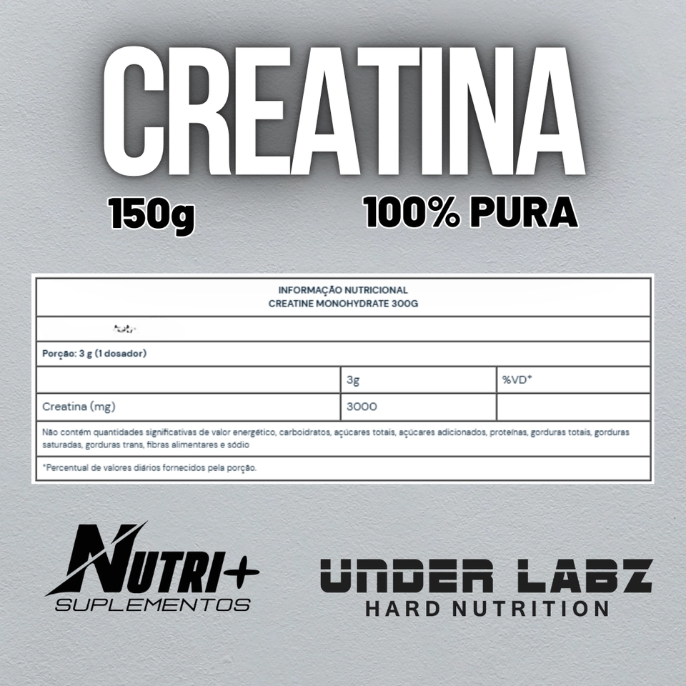 Creatina 150g - Under Labz - 2