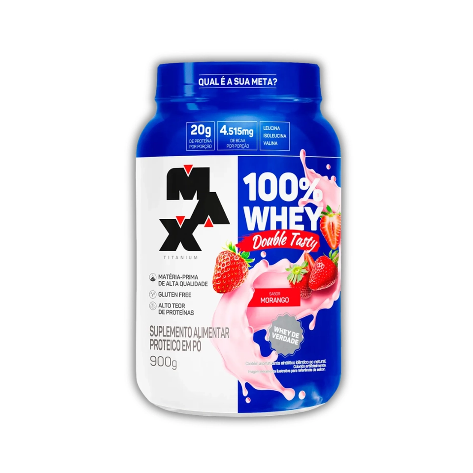 100% Whey Double Tasty - Max Titanium