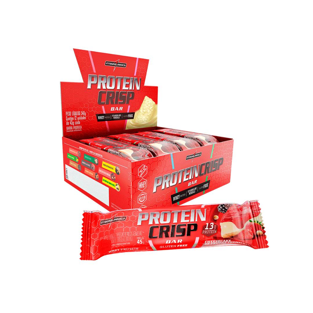 Protein Crisp Bar 12 Unidades - IntegralMedica - 1