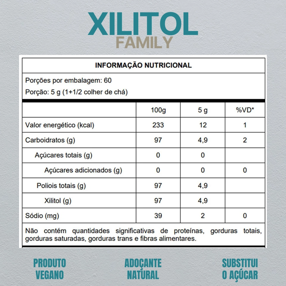 Xilitol Family 300g - Vitafor - 2