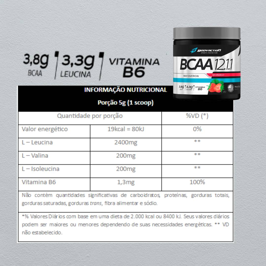 BCAA 12.1.1 100g Body Action - 2