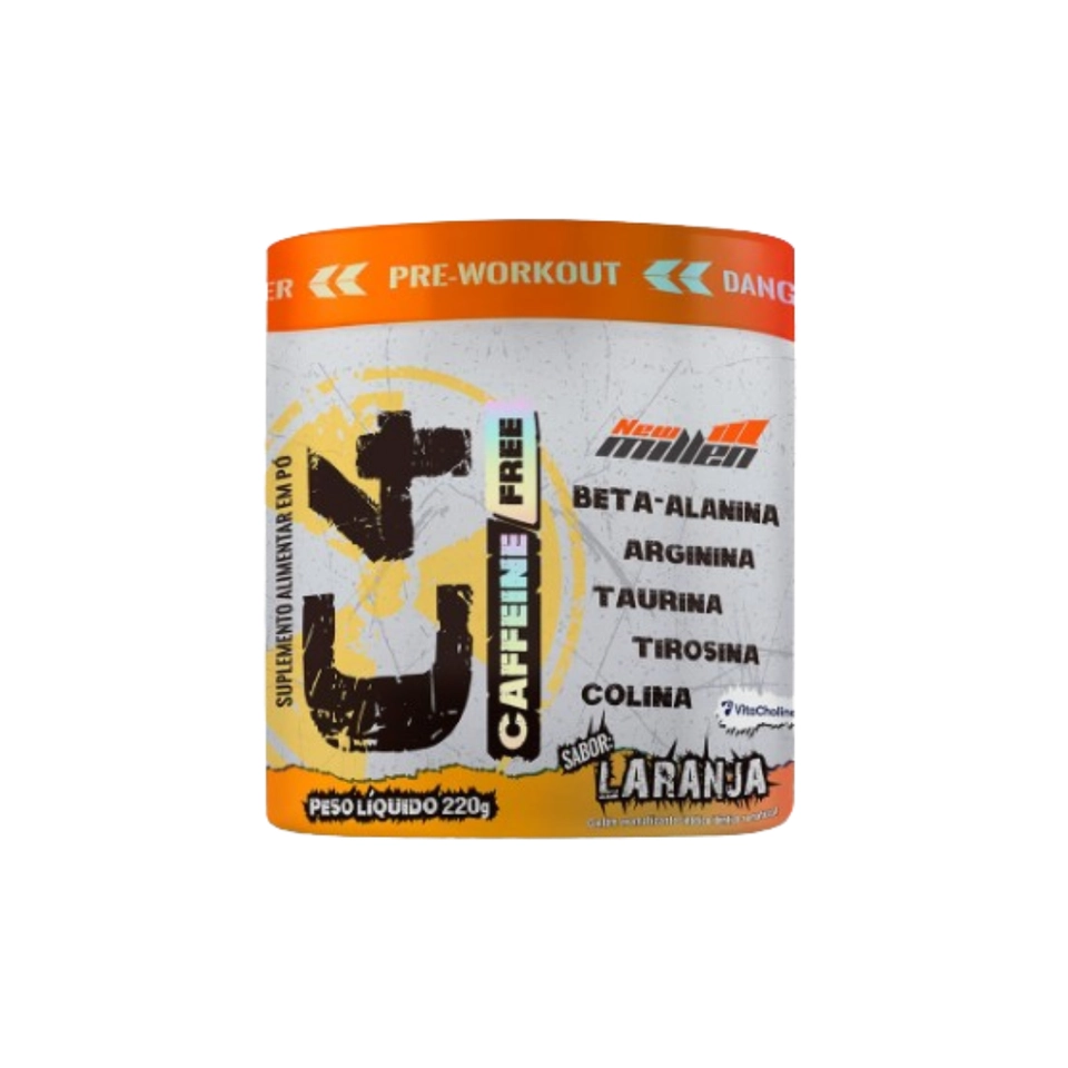 Pré Treino C4 Caffeine Free 220g  New Millen