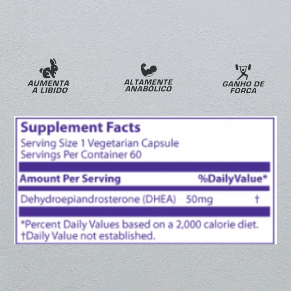 DHEA 50 mg 90 Cápsulas MRM - 2