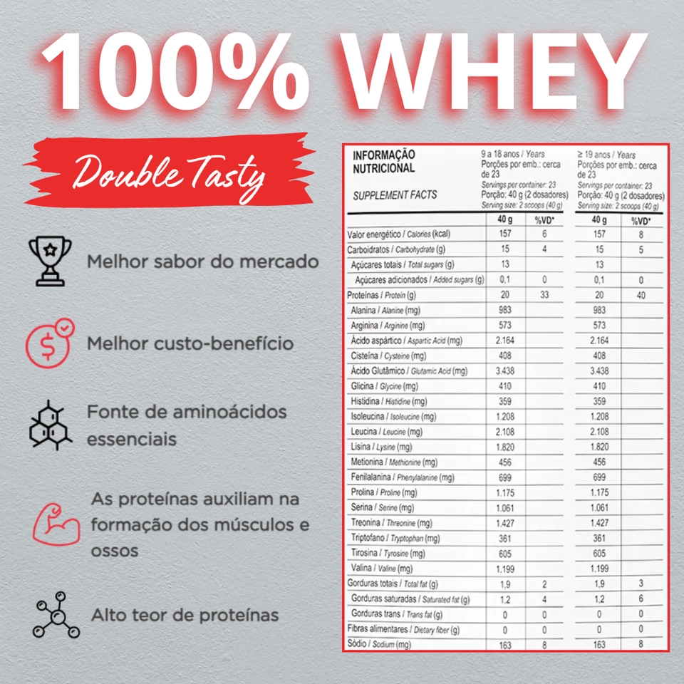 100% Whey Double Tasty - Max Titanium - 2