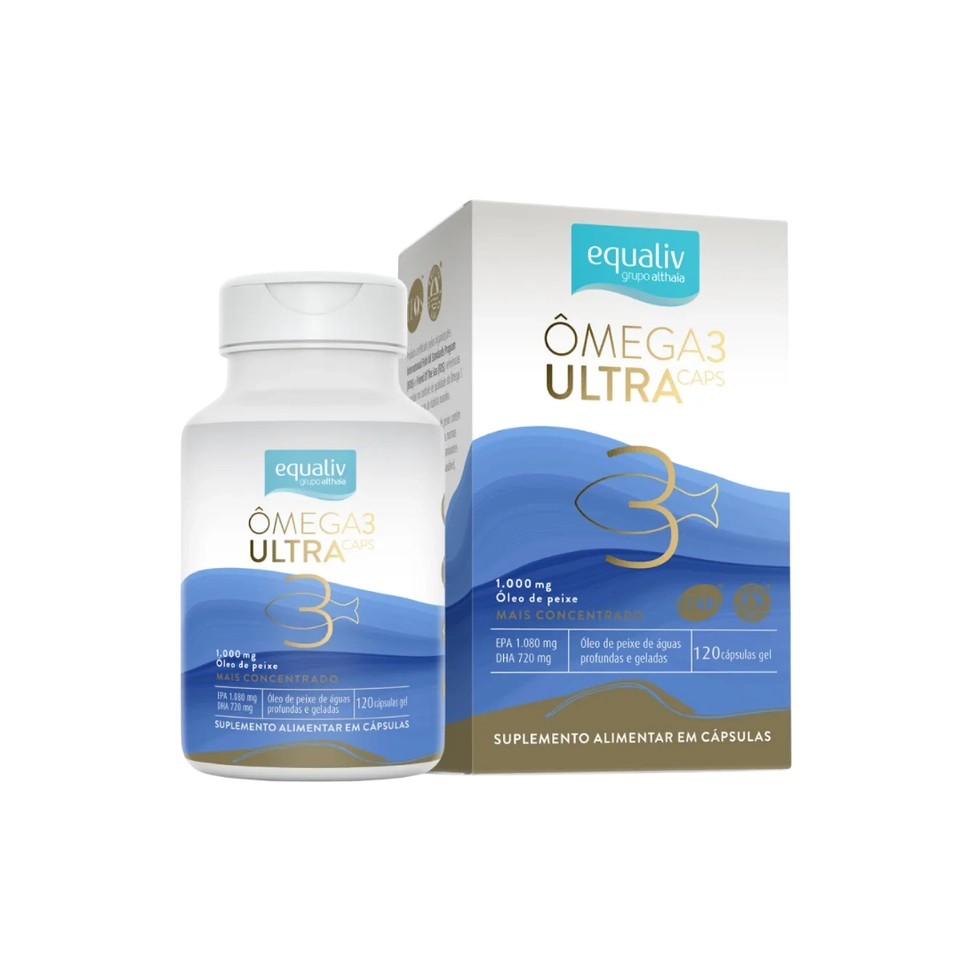 Ômega 3 Ultra Caps | 120 Cáps - Equaliv